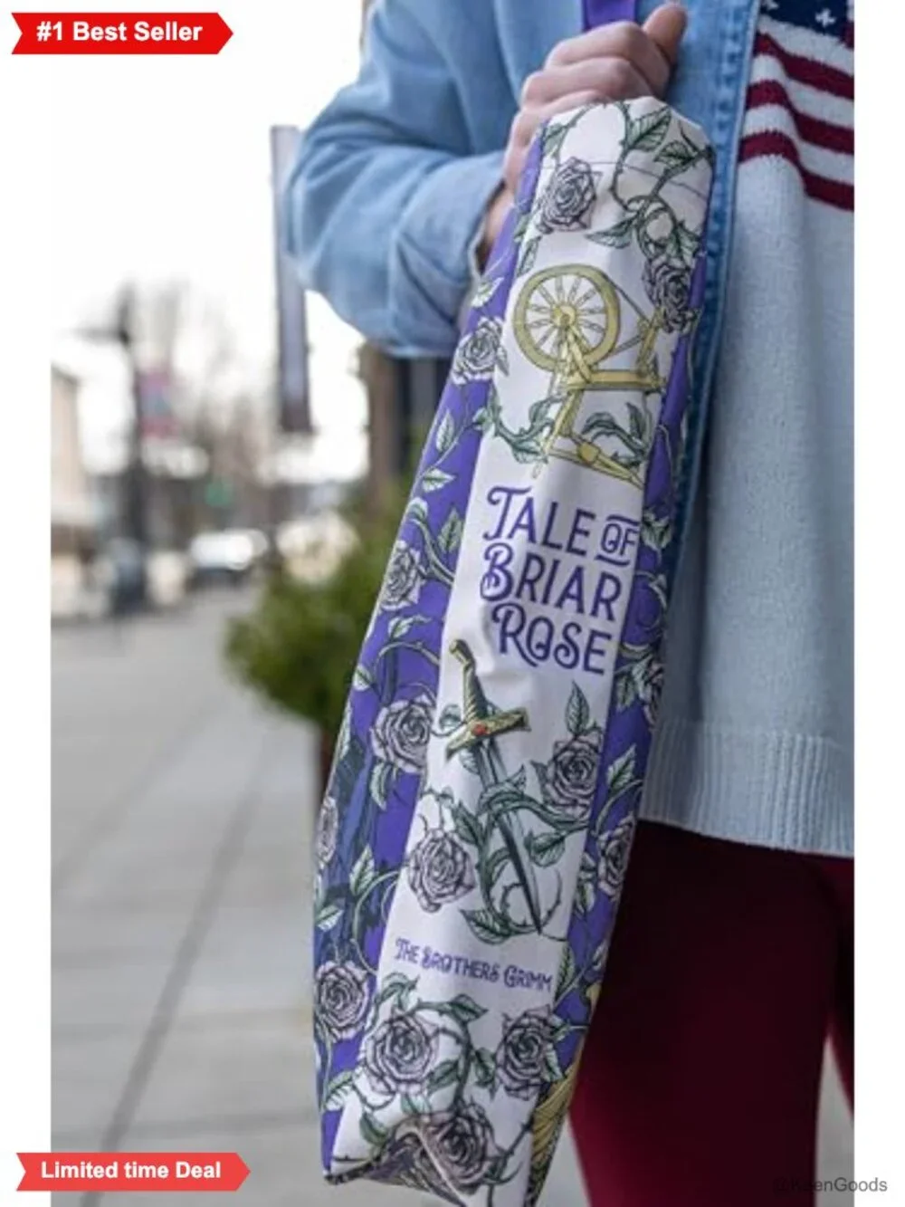 Canvas Tote Bag Book Lovers Reusable Foldable Bookish Work Grocery